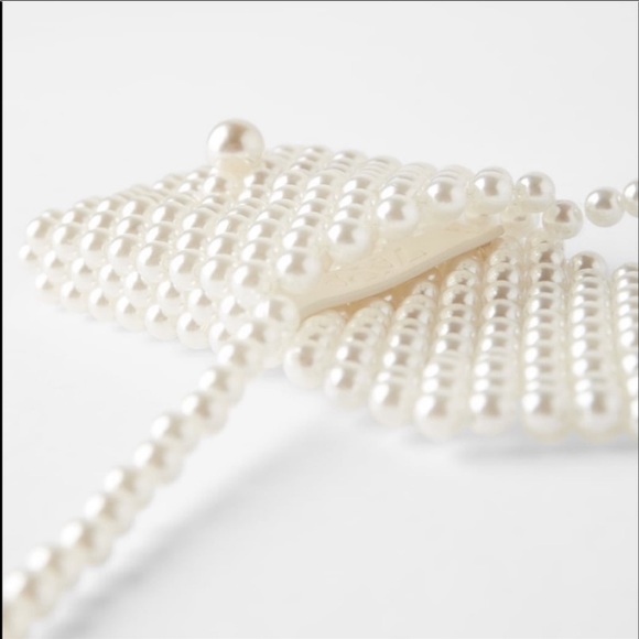 Zara pearl  beaded mini crossbody bag - Picture 12 of 13